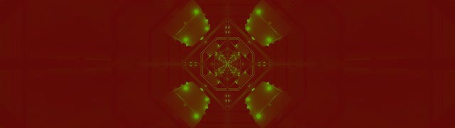 Neonski predor fraktal osmerokotnik kaleidoskop 32:9 super ultraširok 60fps ohranjevalnik zaslona VJ Loop