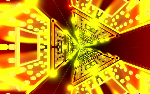 Neon Tunel Rumena Vezna Mreža VJLoops 60fps 16:10 macbook Ohranjevalnik Zaslona