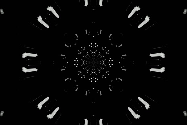 Neon Tunel Fraktalni Kaleidoskop Izbruh VJ Loop 3:2 Surface 60fps Ohranjevalnik zaslona