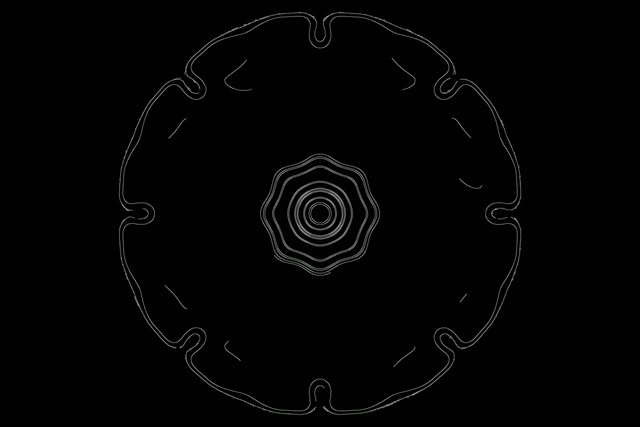 Bel Neon Tunel Ohranjevalnik zaslona 3:2 Surface 60fps VJ Loop PC Laptop