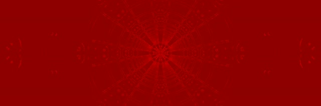 Rdeča Mandala Neonski Tunel VJLoops 3:1 Triple Wide 60fps Ohranjevalnik zaslona