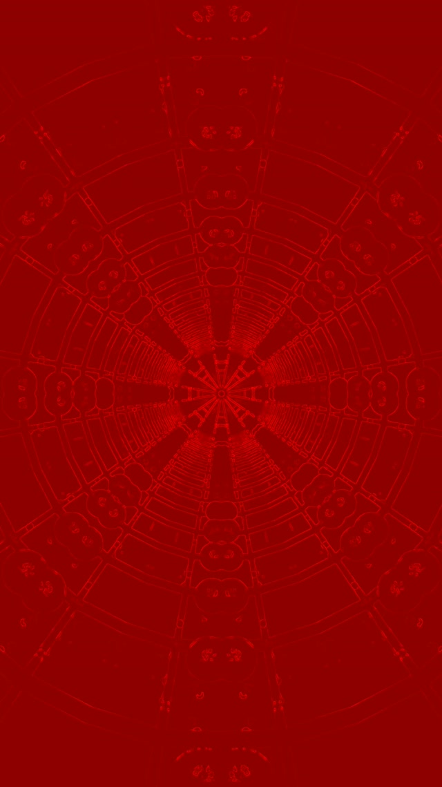 Rdeči Neonski Predor Kaleidoskop VJLoops 9:16 Reels 60fps Ohranjevalnik Zaslona