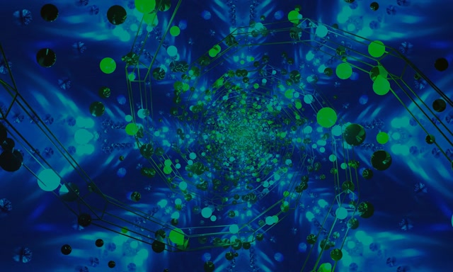 Neon Tunel Fraktalni Kaleidoskop VJLoops 5:3 Wide 60fps Ohranjevalnik Zaslona