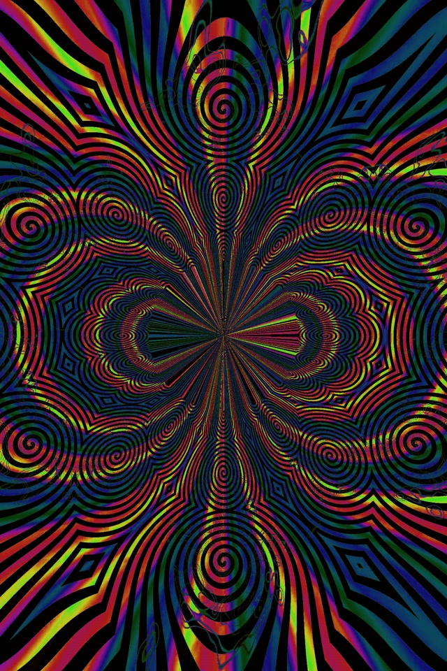 Neonski Tunel Spirala Kaleidoskop 2:3 Foto Pokončno 60fps Ohranjevalnik Zaslona Vj Loop