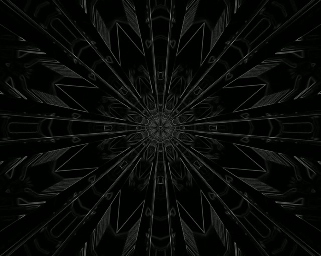 Neon Tunnel Temni Fraktal Izbruh Vj Loop 5:4 industrijski 60fps Ohranjevalnik zaslona