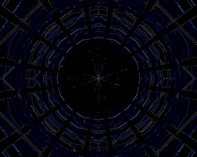 Neon Tunel Diamant Vortex VJ Loop 5:4 Industrial 60fps Screensaver