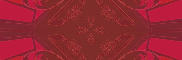 Rdeč Diamant Kaleidoskop Neonski Tunel VJLoops 3:1 Trojno Široko 60fps Ohranjevalnik zaslona