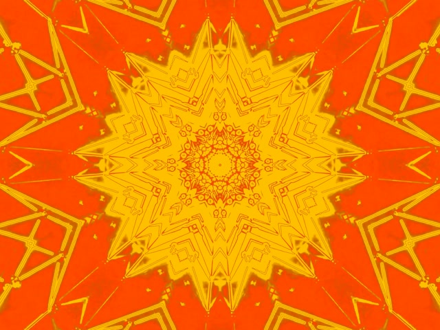 Neon Tunel Kaleidoskop Sončni Izbruh 4:3 Klasičen 60fps Ohranjevalnik Zaslona VJ Loop