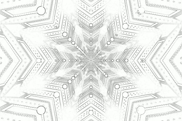 Snežinka Neon Tunel Ohranjevalnik Zaslona 3:2 Surface 60fps VJ Loop