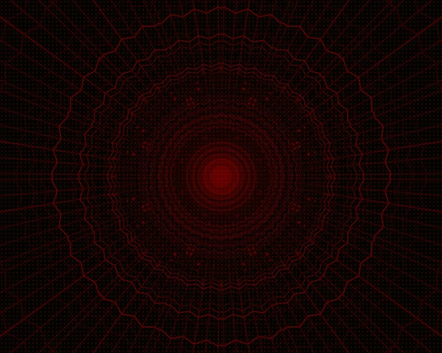 Rdeč Neon Predor Fraktalna Mreža Vrtec VJ Loop 5:4 Industrial 60fps Ohranjevalnik zaslona