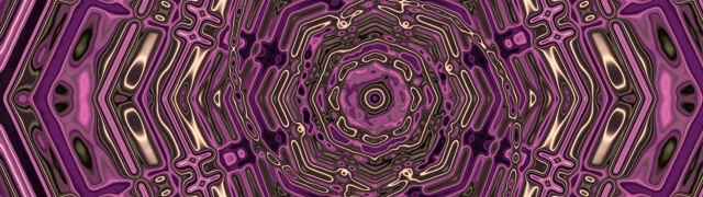 VJLoops Neonski Predor Vijolični Fraktalni Kaleidoskop 32:9 Super Ultraširok 60fps Ohranjevalnik Zaslona