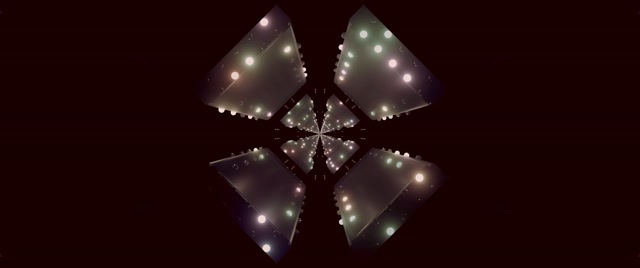 Neon Tunnel Kaleidoskop Petalčni Izbruh VJ Loop 2.39:1 Cinemascope 60fps Zaslonski Varčevalnik