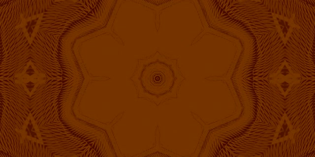 Neon Tunel Rjav Mandala Oval Loop 2:1 Univisium 60fps Ohranjevalnik Zaslona VJ Loop