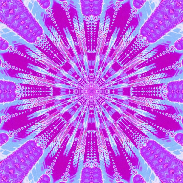 Neon Tunel Kaleidoskop Izbruh VJ Loop 1:1 Kvadrat 60fps Ohranjevalnik Zaslona