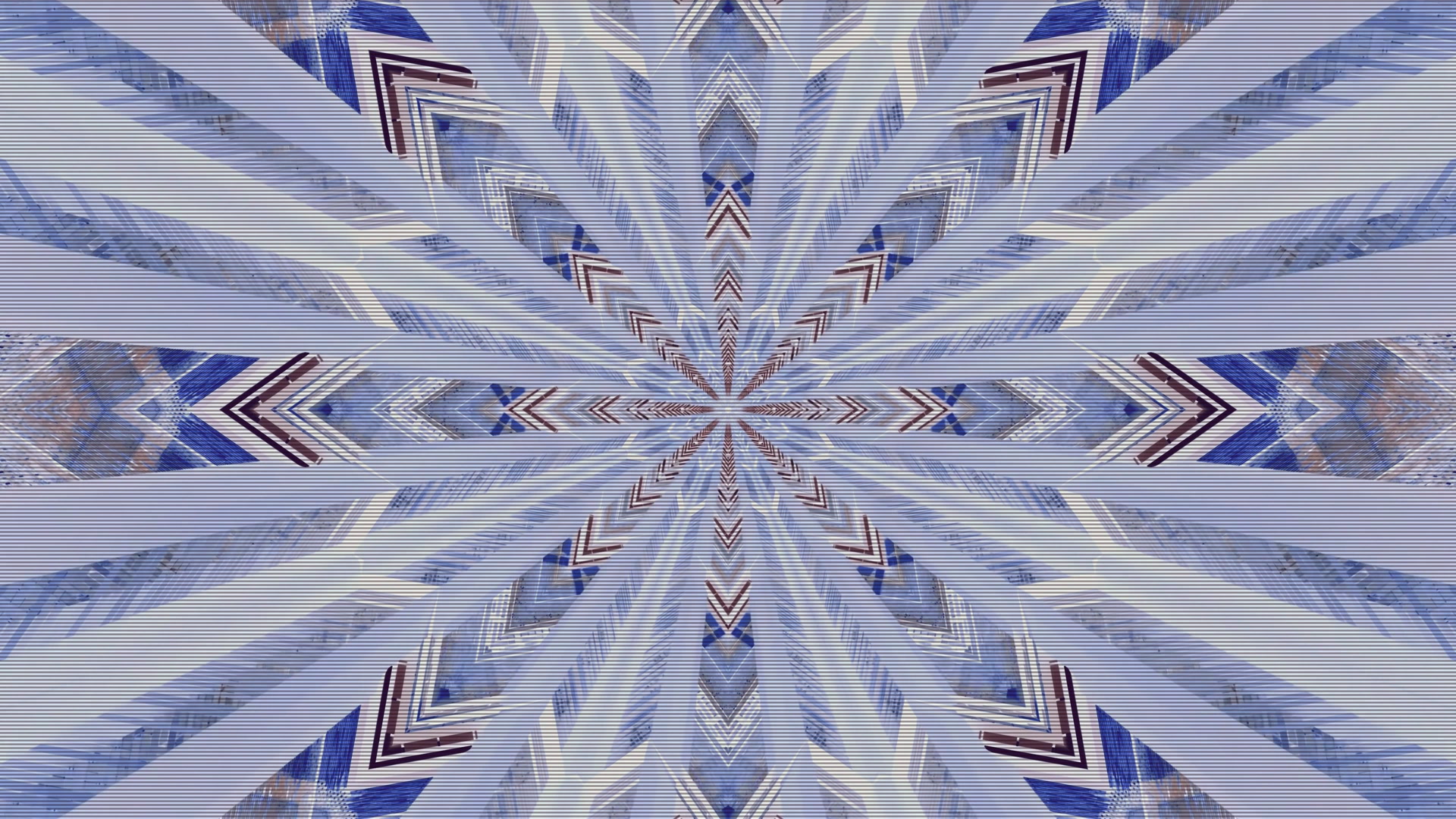 Moder Kaleidoskop Neon Tunel 4K UHD 60fps Ohranjevalnik Zaslona VJ Loop