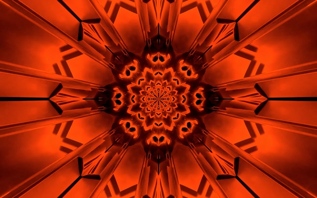 Rdeč Mandala Neon Tunel Ohranjevalnik Zaslona 60fps 16:10 MacBook VJ Loop