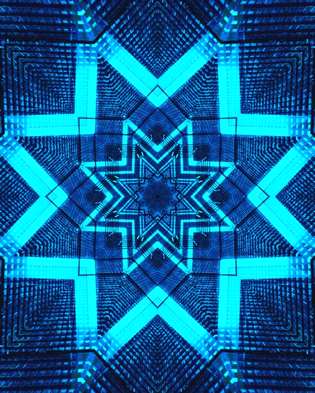 Moder Geometrijski Neon Tunel Ohranjevalnik Zaslona Windows 11 VJ Loop 4:5 Instagram 60fps