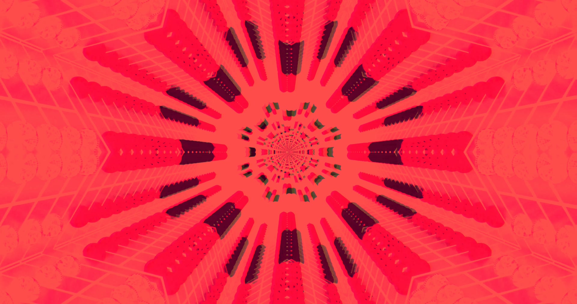 Tunel Neon Vortex Purpuror Screensaver 4k UHD 60fps Live Wallpaper