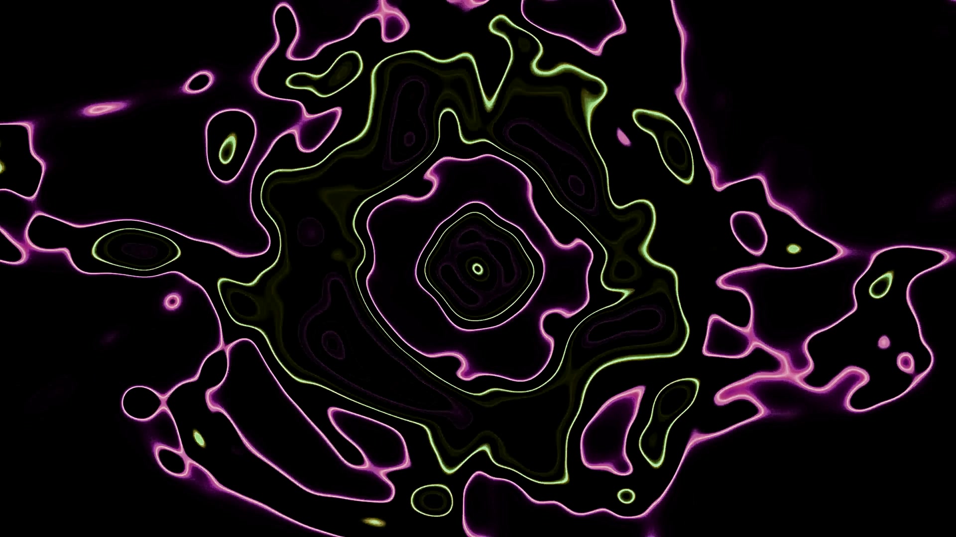 Tunel Neon Abstrakt Rozë i Gjelbër Ruajtës Ekrani 4K UHD 60fps VJ Loop