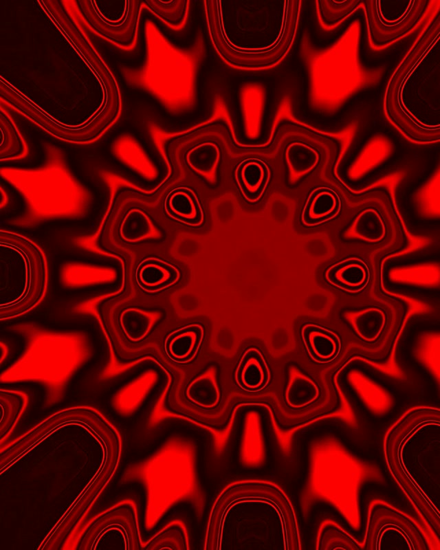 Tunel Neon I Kuq Fluid Kaleidoscope VJ Loop 4:5 Instagram 60fps Screensaver