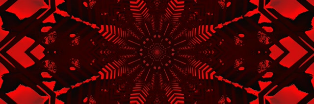 Tunel Neon Yll I Kuq 3:1 Triple Wide 60fps Mbrojtës Ekrani VJ Loop