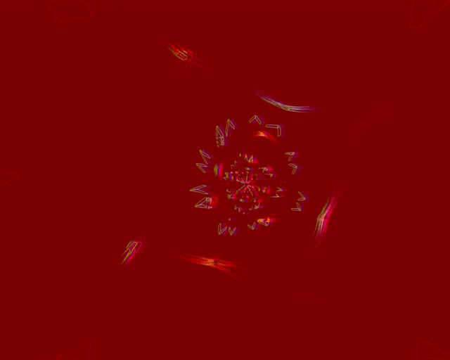 Tunel Neon Fraktal Kaleidoskop Shpërthim VJ Loop 5:4 Industrial 60fps Ruajtës Ekrani