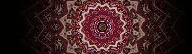 Tunel Neon Fraktal Mandala VJ Loop 32:9 Super Ultrawide 60fps Ruajtës Ekrani