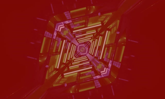 Tunel Neon Katror Jeshile Vortex VJLoops 5:3 Gjerë 60fps Screensaver