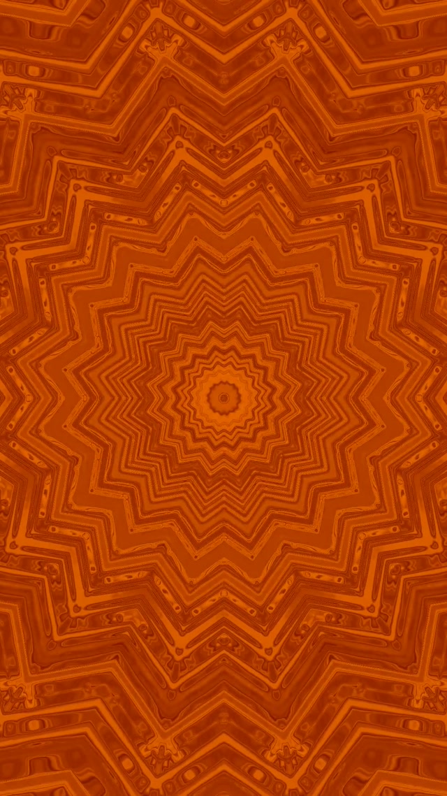 Tunel Neon Portokalli Kaleidoskop Ylli Vj Loop 9:16 Reels 60fps Ruajtës Ekrani