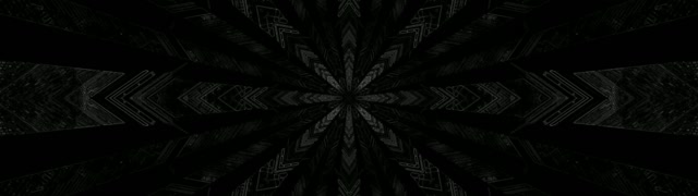 Tunel Neon Shpërthim Ylli Kaleidoskop i Errët 32:9 Super Ultrawide 60fps Ruajtës Ekrani VJLoops