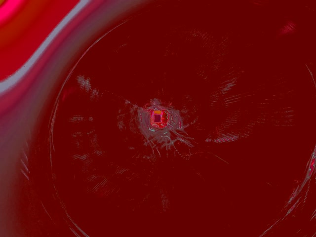 Tunel Neon i Kuq Vortex Ruajtës Ekrani 4:3 Klasik 60fps Vj Loop