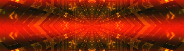Tuneli Neon Kaleidoskop Të Kuq Ari Vj Loop 32:9 Super Ultrawide 60fps Screensaver