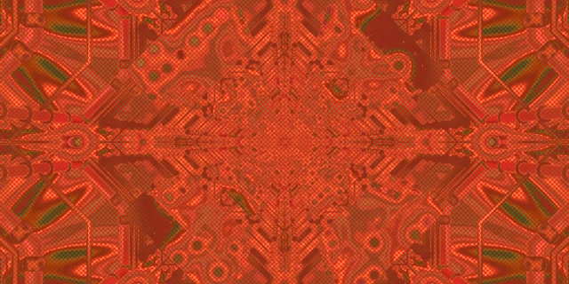 Kaleidoskop i Kuq Tunel Neon Vj Loop 2:1 Univisium 60fps Screensaver