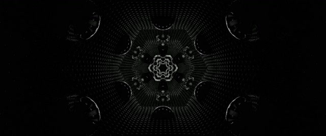 Tunel Neon Gjashtëkëndor Kaleidoskop VJ Loop 2.39:1 Cinemascope 60fps Screensaver