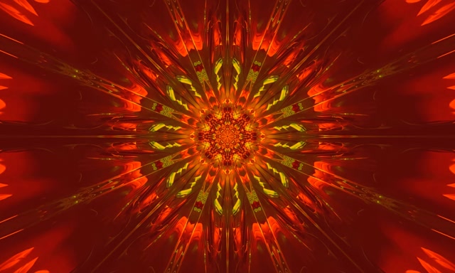 VJLoop Tunel Neon Shpërthim Mandala të Flakët 5:3 wide 60fps Mbrojtës Ekrani