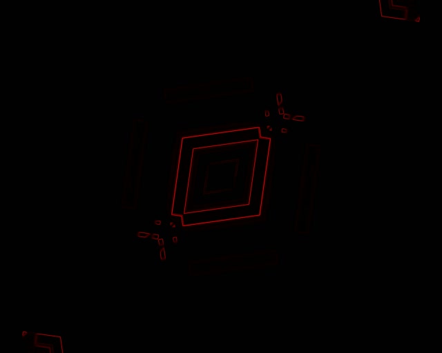 Tunel Neon i Kuq Vortex Diamanti 5:4 Industrial 60fps Screensaver Vj Loop