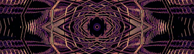 Tunel Neon Kaleidoskop Sy 60fps 32:9 Super Ultrawide Screensaver Vj Loop
