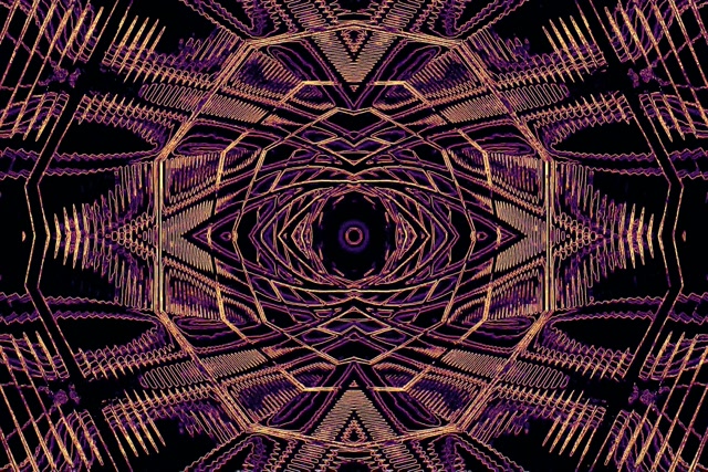 Tunel Neon Kaleidoskop Vj Loop 3:2 Surface 60fps Screensaver Ar Vjollcë