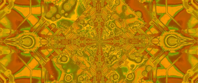 Tunel Neon Fractal Kaleidoscope I Artë VJ Loop 2.39:1 Cinemascope 60fps Screensaver