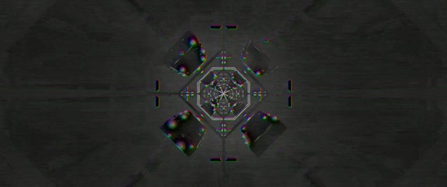 Pulsating Hexagon Neon Tunnel VJ Loop 2.39:1 Cinemascope 60fps Screensaver