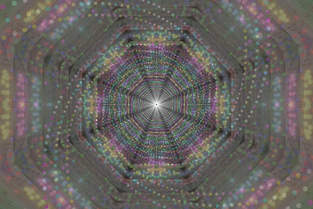 Neon Tunnel Radial Vortex Grid 3:2 Surface 60fps Screensaver VJ Loop