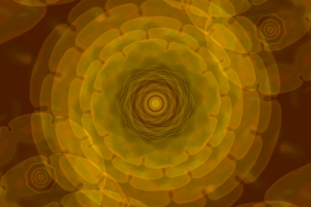 Golden Spiraling Vortex Neon Tunnel 3:2 Surface 60fps VJ Loop Screensaver