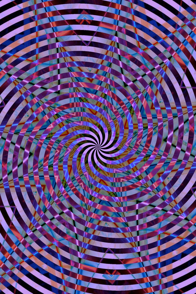 Neon Tunnel Spiraling Vortex Loop 9:16 60fps VJ Animation Screensaver