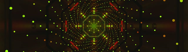 Tunel Neon Pika Të Gjelbra Mbrojtës Ekrani 32:9 Super Ultrawide 60fps VJLoops