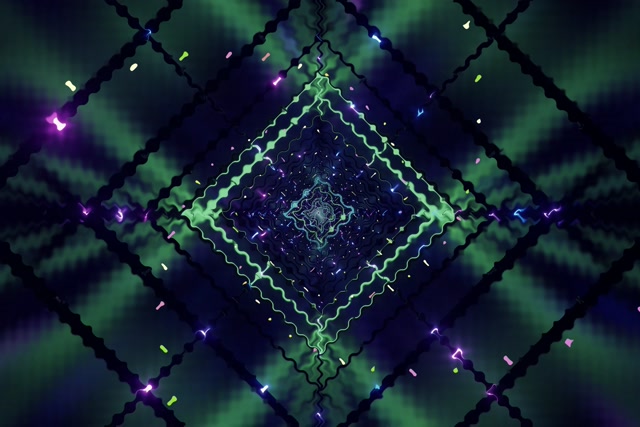 Tunel Neon VJLoop Vorbull Diamant Jeshil 3:2 Surface 60fps Mbrojtës Ekrani