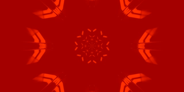 Crveni Neon Tunel Kaleidoskop Čuvar Ekrana 2:1 Univisium 60fps VJ Loop