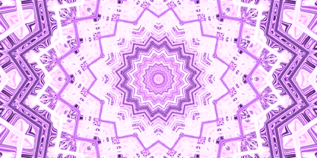 Ljubičasti Neon Tunel Kaleidoskop Čuvar Ekrana 2:1 Univisium 60fps VJ Loop