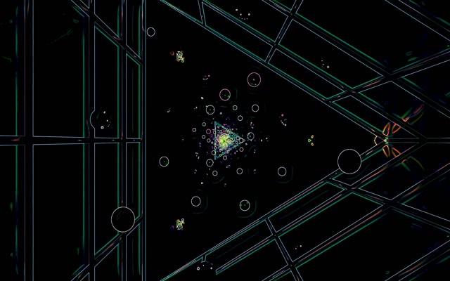 Neon Tunel Zeleni Krugovi Čuvar Ekrana 60fps 16:10 MacBook VJ Loop