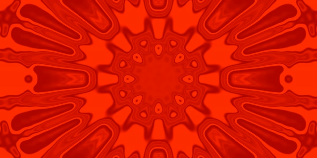 Neon Tunel Crveni Kaleidoskop Prasak VJLoops 2:1 Univisium 60fps Čuvar Ekrana