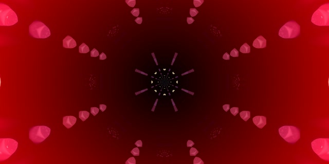 Neon Tunnel Kaleidoscope Vortex | 2:1 Univisium 60fps Screensaver Loop